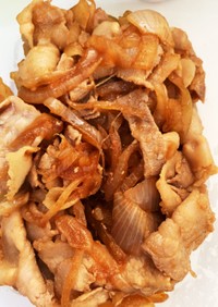 柔らかくて子供でも食べやすい生姜焼き