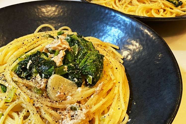 ツナとほうれん草のクリームパスタ レシピ 作り方 By Ajyuly クックパッド 簡単おいしいみんなのレシピが364万品