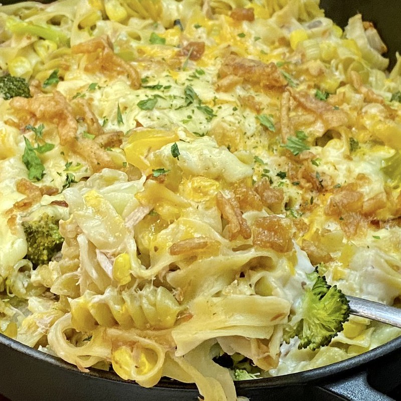 ソーセージとペッパーのマカロニキャセロールのレシピ