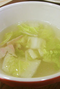 低カリウム・減塩　白菜スープ（腎臓病）