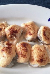 オーブントースターで鱈の明太マヨ焼き