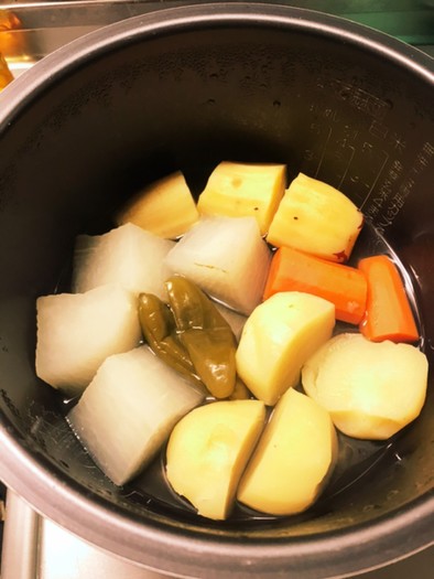 【離乳食】炊飯器で野菜調理（初期〜）の写真