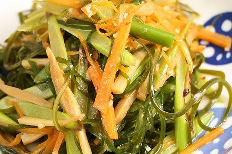 簡単 切り昆布のにんにく炒め メンマ風味 レシピ 作り方 By だんどり亭 クックパッド 簡単おいしいみんなのレシピが352万品
