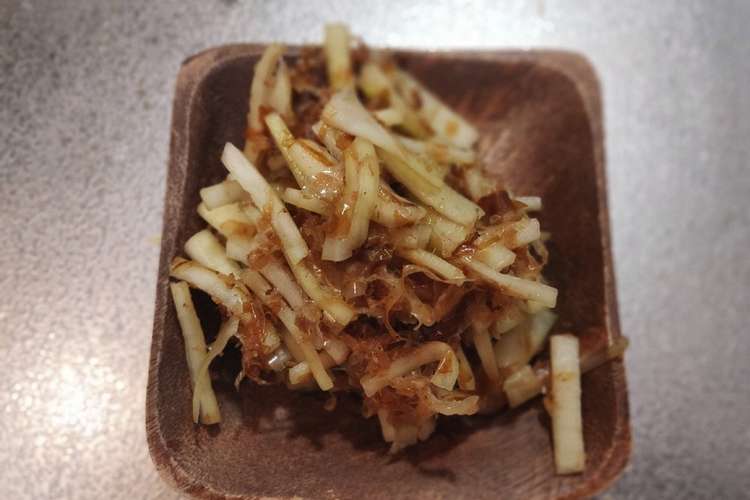 大根の皮再利用 うまうまおつまみ レシピ 作り方 By 日常レシピ メモ クックパッド 簡単おいしいみんなのレシピが352万品