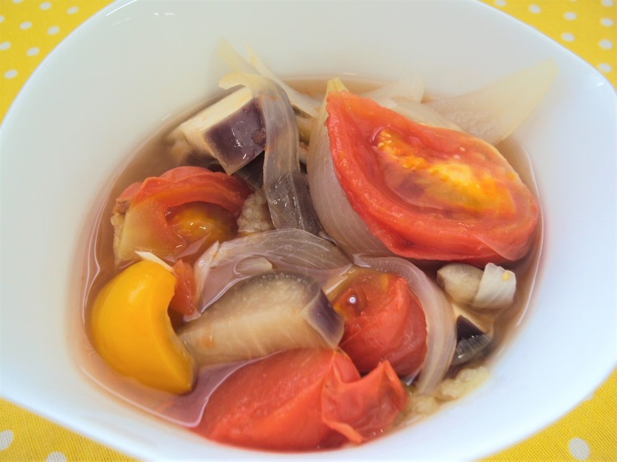 彩り野菜のスープ　の画像