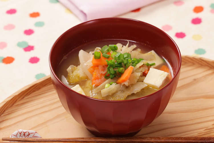野菜たっぷり みぞれけんちん汁 レシピ 作り方 By クックパッド料理動画 クックパッド 簡単おいしいみんなのレシピが352万品