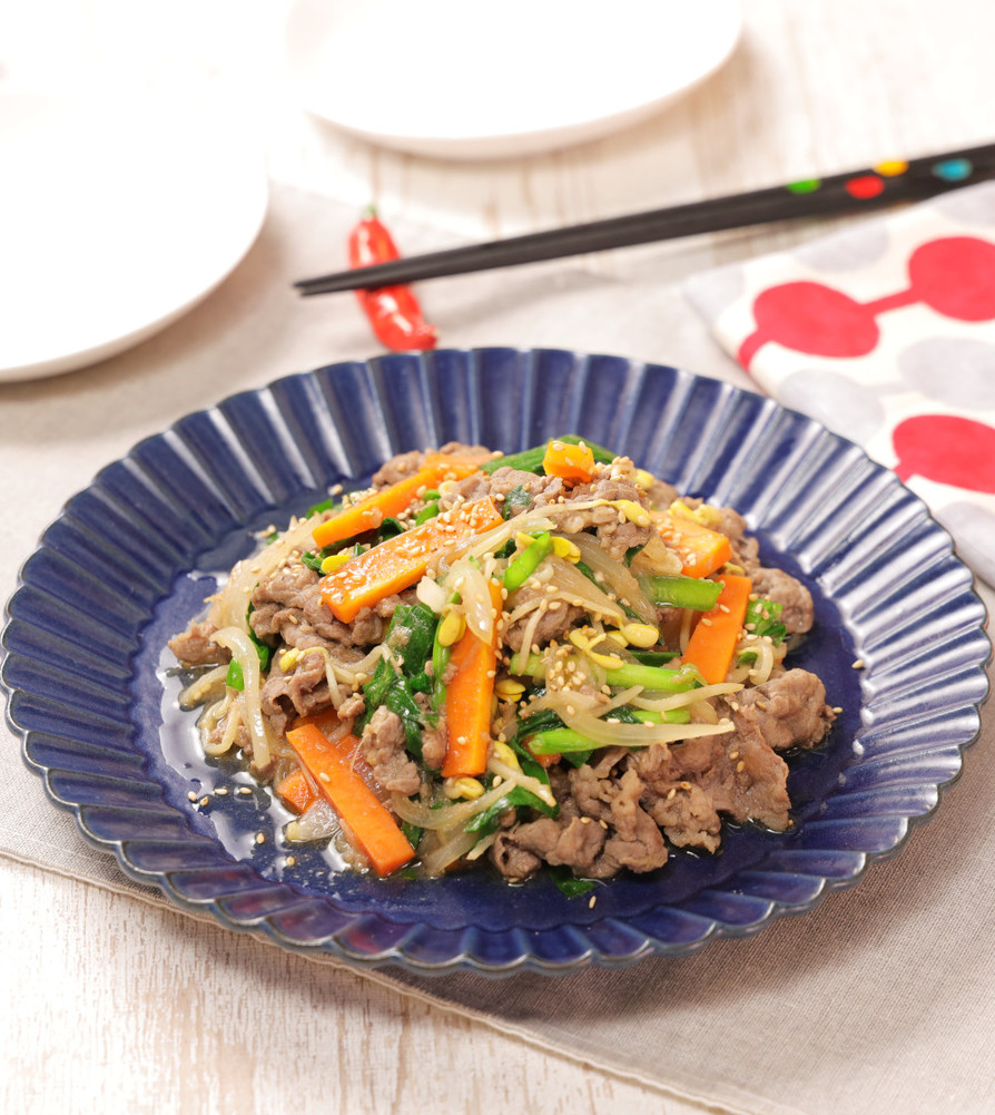 牛肉プルコギ炒めのレシピ