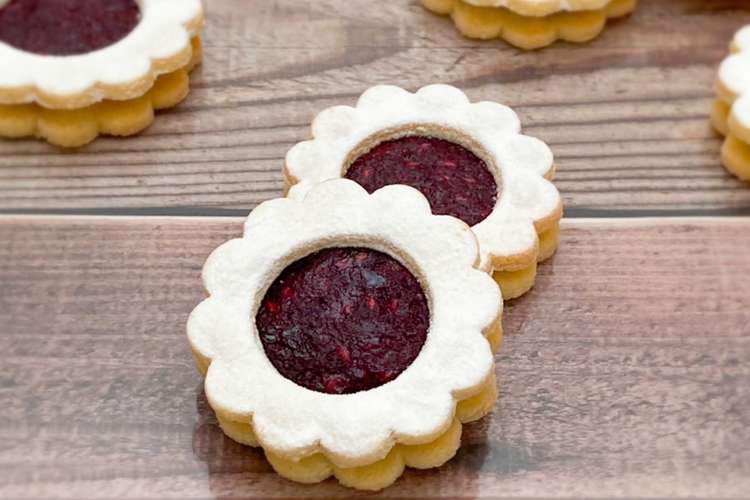 材料5つで簡単 犬用ジャムサンドクッキー レシピ 作り方 By わんこ達の台所 クックパッド 簡単おいしいみんなのレシピが360万品