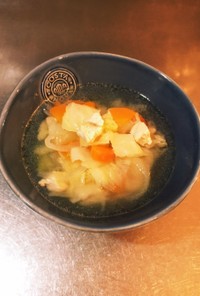 鳥ムネ肉の野菜スープ　ダイエット料理