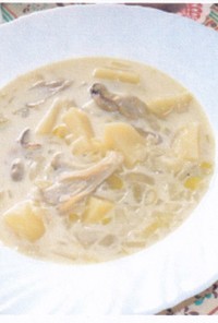 牡蠣のスープ、ブルターニュ風