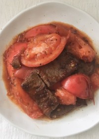 ７日ダイエット☆油砂糖不使用の牛肉トマト