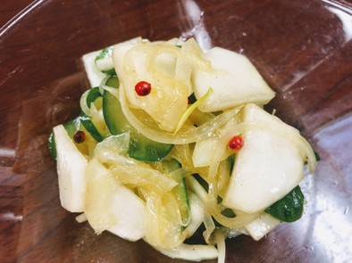 かぶの簡単マリネ風サラダの写真