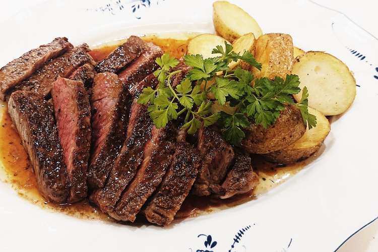 ミスジ肉のステーキ レシピ 作り方 By ハナハク クックパッド 簡単おいしいみんなのレシピが357万品