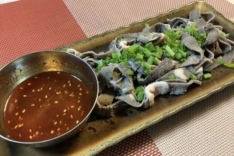 センマイの湯引き レシピ 作り方 By きのこや クックパッド 簡単おいしいみんなのレシピが376万品