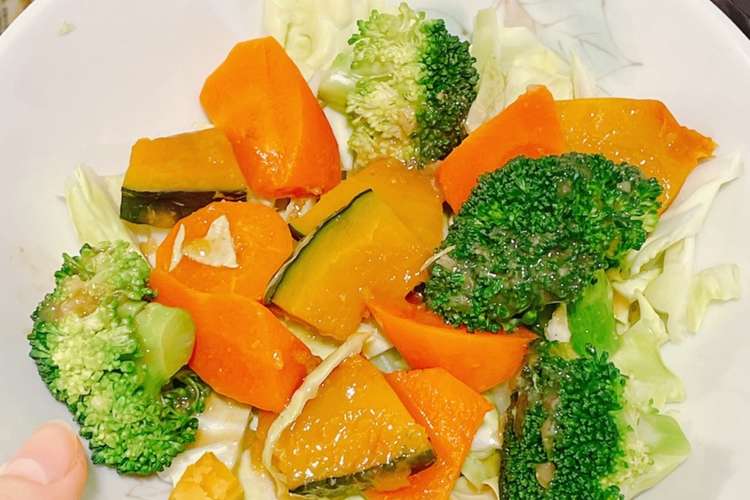 自家製味噌ドレッシングの温野菜サラダ レシピ 作り方 By Yunaaa0124 クックパッド 簡単おいしいみんなのレシピが353万品