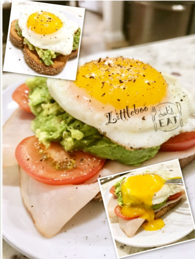 アメリカの朝食✿アボカド・トーストの写真