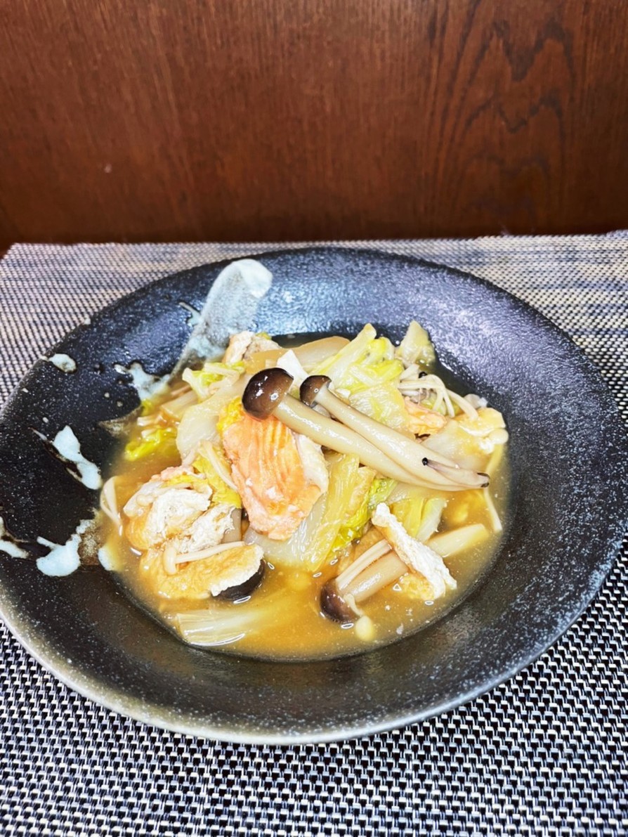 鮭缶と白菜の簡単旨煮の画像