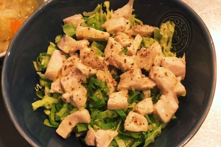 満腹鳥ムネ肉丼 ダイエット料理 レシピ 作り方 By Cookmans クックパッド 簡単おいしいみんなのレシピが360万品