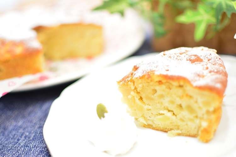 バターなし 混ぜるだけの簡単リンゴケーキ レシピ 作り方 By ゆきズキッチン クックパッド