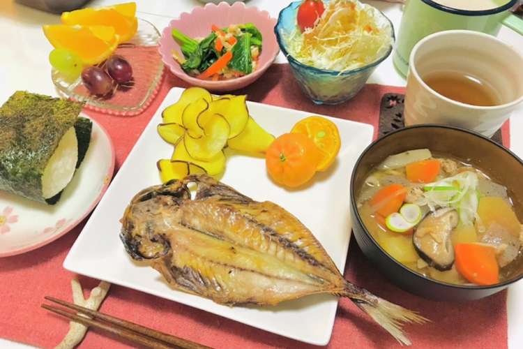 温まる和食の夕飯献立 今日は魚メイン献立 レシピ 作り方 By 体裁よく クックパッド 簡単おいしいみんなのレシピが361万品