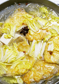 鰤と白菜の北京風スープ