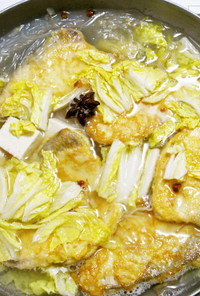 鰤と白菜の北京風スープ