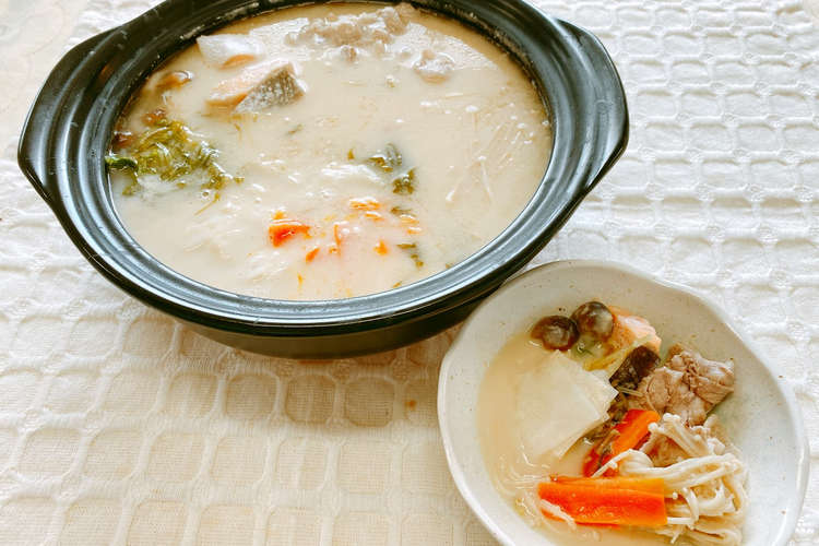 白味噌酒粕鍋 レシピ 作り方 By よりみち クックパッド 簡単おいしいみんなのレシピが373万品