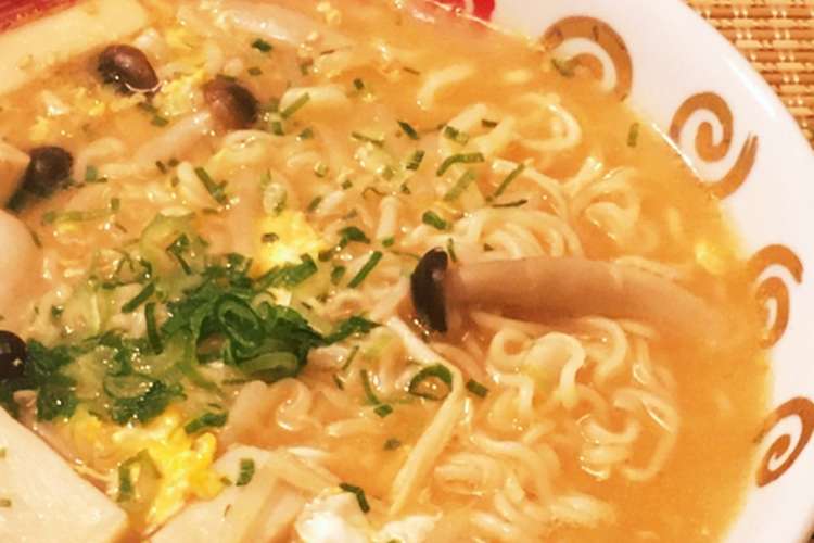 うまかっちゃんアレンジ ピリ辛中華麺 レシピ 作り方 By Gaspapa クックパッド