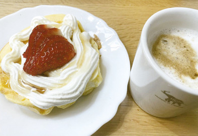 茨城たまごのふわふわパンケーキの写真