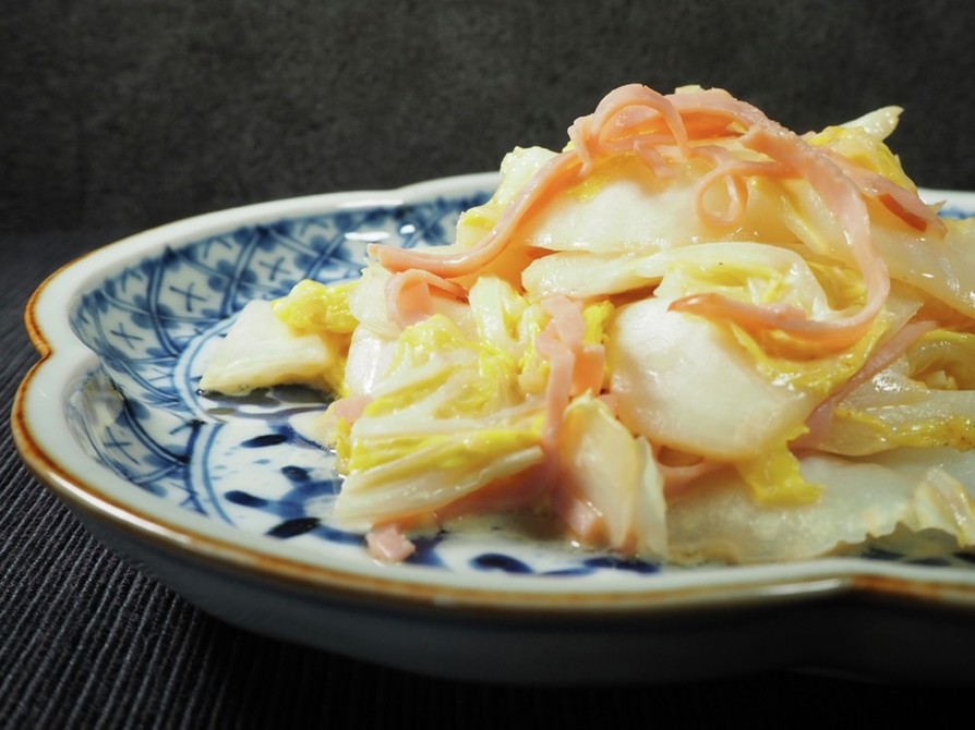 白菜とベーコンのマヨポン炒めの画像
