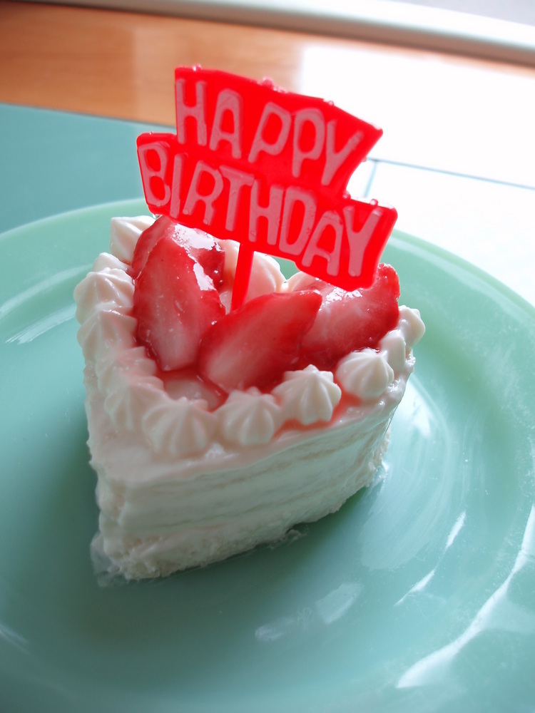 【離乳食】１歳のお誕生日ケーキの画像
