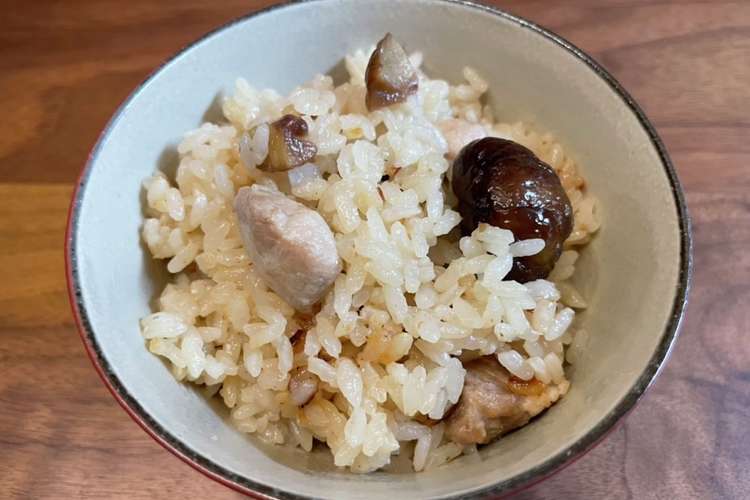 焼き豚と天津甘栗のおこわ レシピ 作り方 By Miashimatora 楽天レシピ