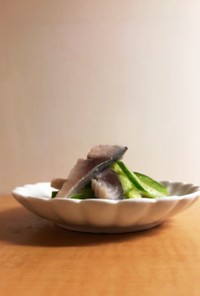 カンタン酢でしめ鯖ときゅうりの酢の物