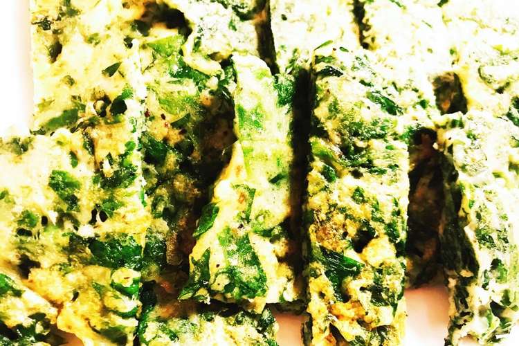 大葉チヂミ風 もちもち 大葉大量消費 レシピ 作り方 By えみ工房 クックパッド 簡単おいしいみんなのレシピが356万品