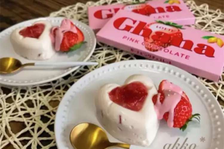 板チョコで作るいちごミルキーババロア レシピ 作り方 By 古民家カフェ クックパッド 簡単おいしいみんなのレシピが355万品