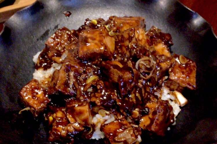 絹ごしもっちり厚揚げで作る麻婆豆腐 レシピ 作り方 By Mimosa5940 クックパッド 簡単おいしいみんなのレシピが360万品