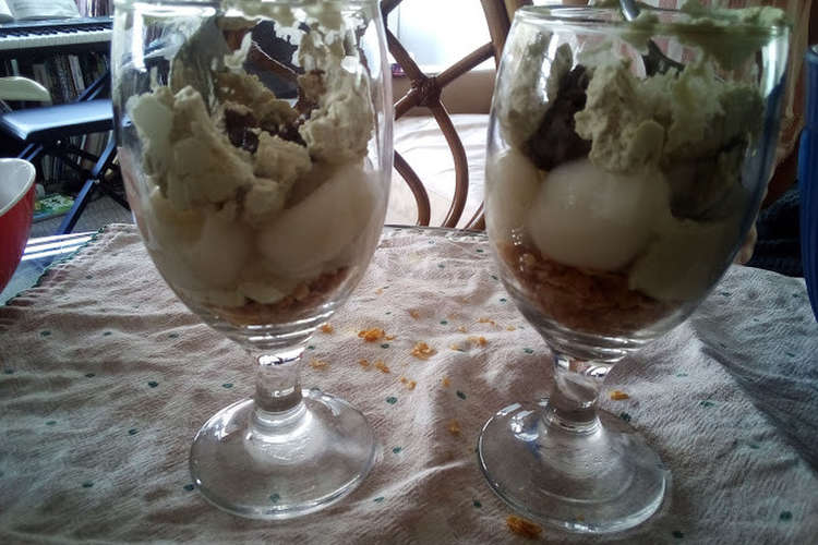 簡単 抹茶パフェ レシピ 作り方 By すいみ 彡 クックパッド