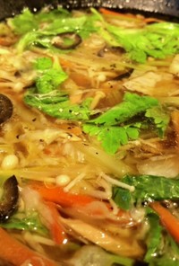 ツナとオリーブの野菜スープ
