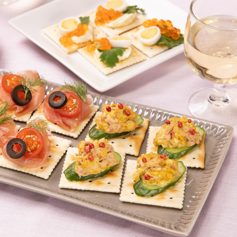 簡単ハリネズミのカナッペ串レシピ