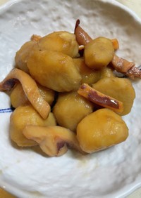 コストコ冷凍焼きイカで里芋の煮物