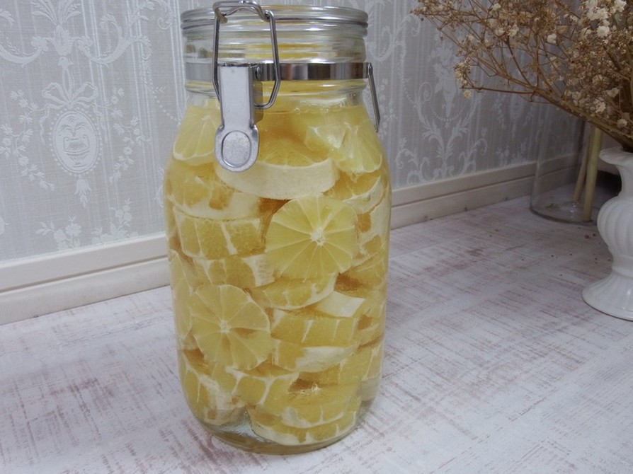 レモンのオリゴ糖漬けの画像