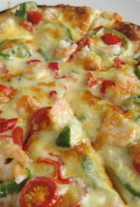 【コストコ】　冷凍ピザでオリジナルピザ