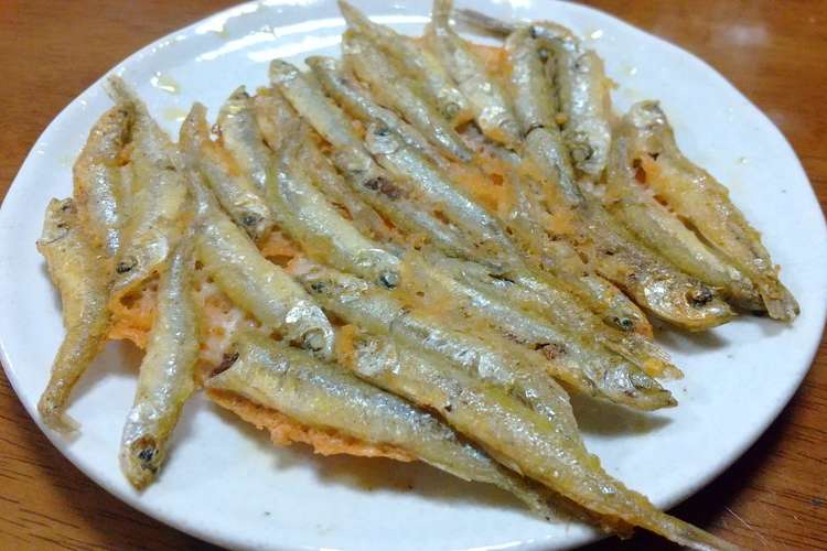 サクサク ワカサギのカリカリ チーズ焼 レシピ 作り方 By ハニーポムポム クックパッド 簡単おいしいみんなのレシピが365万品