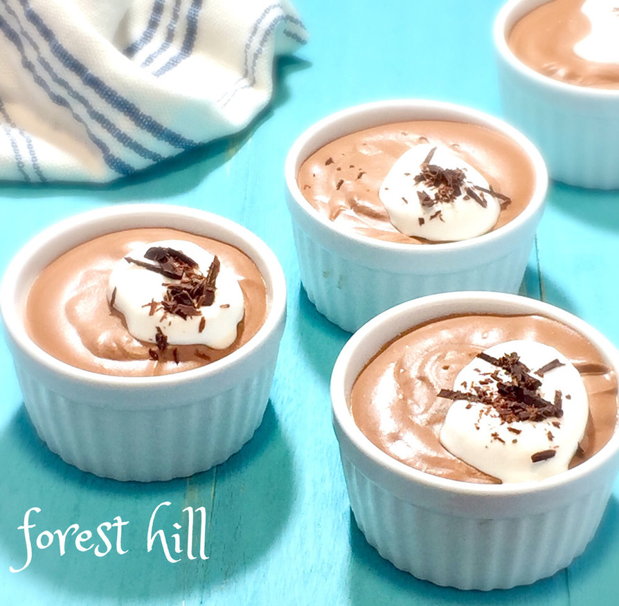 材料2つ・チョコレートムース風デザート by フォレストヒル 【クックパッド】 簡単おいしいみんなのレシピが395万品