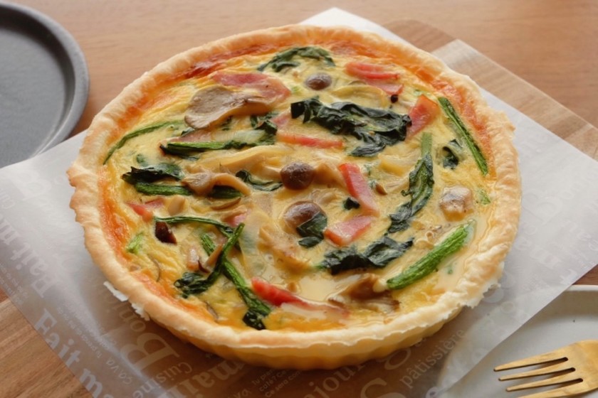 ほうれん草とフェタチーズの皮なしキッシュのレシピ