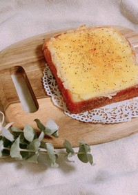 簡単♡絶品♡カリカリチーズトースト♡