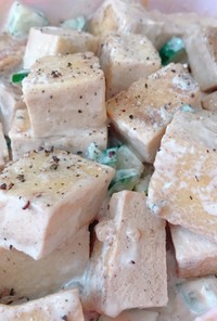 高野豆腐のサラダ