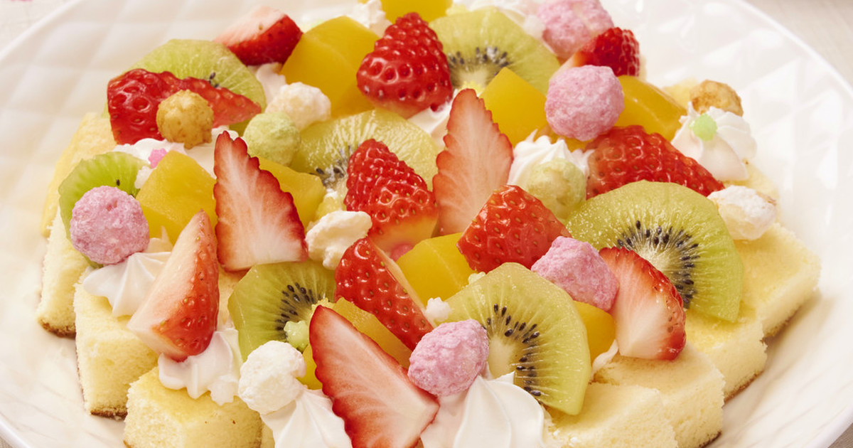 ちらし寿司風 カラフルフルーツケーキ レシピ 作り方 By 山陽マルナカ クックパッド 簡単おいしいみんなのレシピが350万品