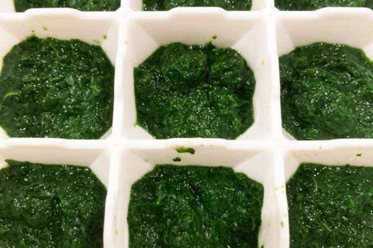 離乳食初期 野菜11 小松菜 レシピ 作り方 By Sunmama クックパッド 簡単おいしいみんなのレシピが359万品