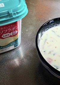 健康☆豆乳ヨーグルトinスープ